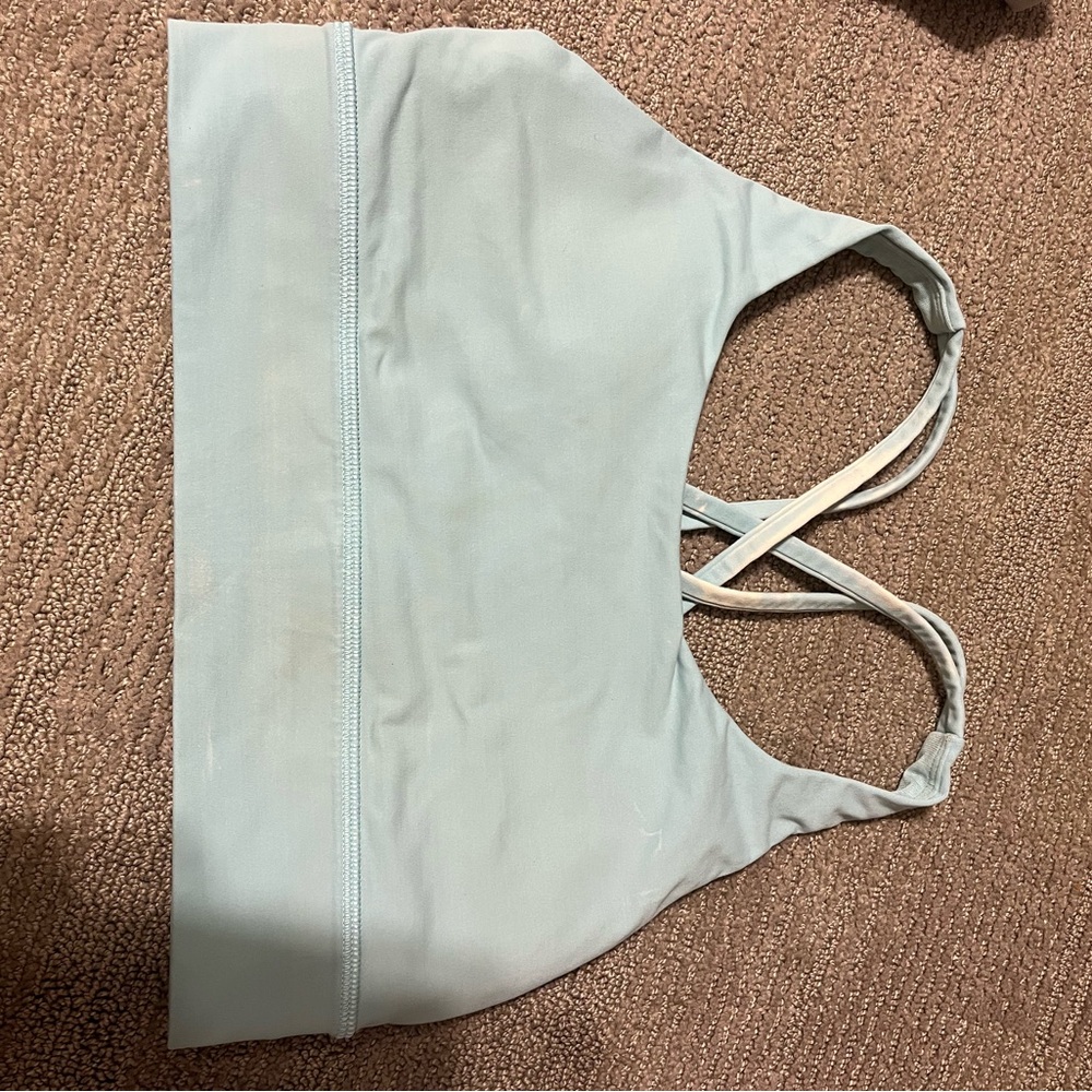 lululemon athletica Light Blue Sports Bra